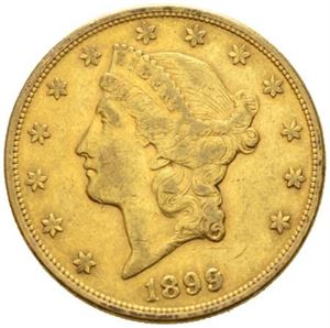 20 dollar 1899