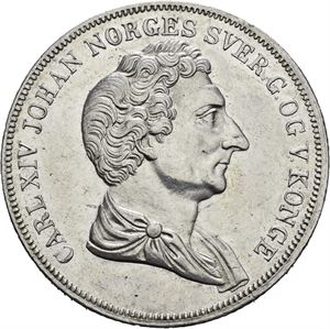 CARL XIV JOHAN 1818-1844, KONGSBERG. Speciedaler 1844