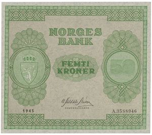 50 kroner 1945. A.3588946