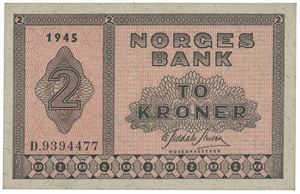2 kroner 1942 D