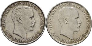 2 kroner 1908 og 197