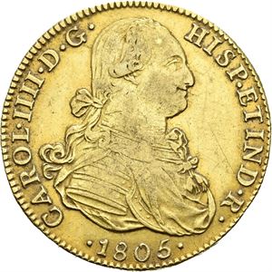 Carl IV, 8 escudos 1805