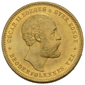 20 kroner/5 species 1875