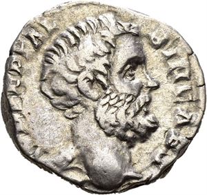 Clodius Albinus 195-196, denarius, Roma 194 e.Kr. R: Felicitas stående mot venstre