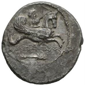 FØNIKIA, Tyre, 360-332 f.Kr., attisk didrachme (8,50 g). Melquart på havhest mot høyre/Ugle stående mot høyre. Ex. Oslo Mynthandel a/s nr.67 27/11-2011 nr.1476