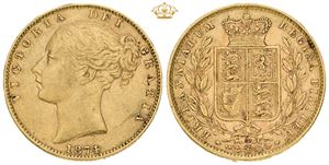 Sovereign 1874, Shield