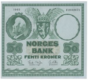 50 kroner 1965. F.2882671