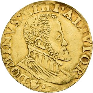 Philip II 1556-1598, 1/2 real d`or u.år/n.d. (1560-1573), Antwerpen
