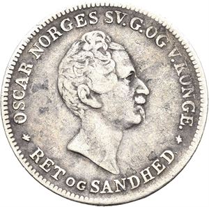 OSCAR I 1844-1859 24 skilling 1855