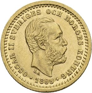 Oskar II, 5 kronor 1899