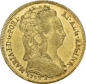 Maria I, 6400 reis 1793. Rio