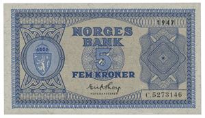 5 kroner 1947. C5273146