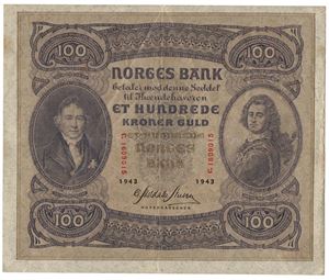 100 kroner 1943. C1609015
