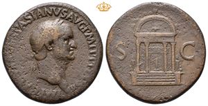 Vespasian. AD 69-79. Æ sestertius (23,93 g).