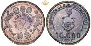 10,000 Ekuele (1979), Argentina FIFA world cup 1978, Silver Piefort
