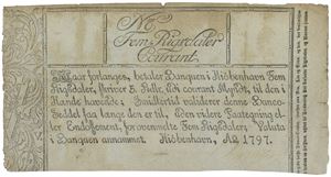 5 rigsdaler courant 1797. No. ?