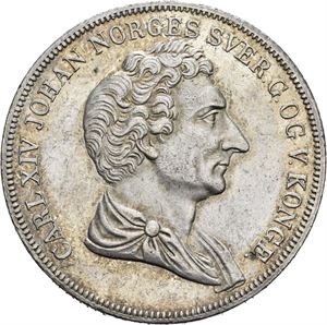 CARL XIV JOHAN 1818-1844, KONGSBERG. Speciedaler 1844