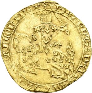 Jean II le bon 1350-1364, franc a cheval