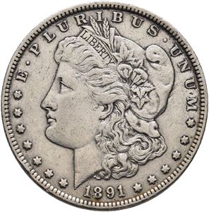 Morgan dollar 1891