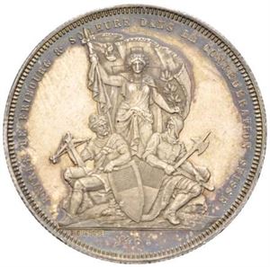 5 francs 1881. Fribourg