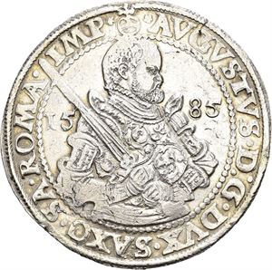 August, taler 1585, Dresden