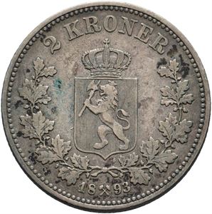 2 kroner 1893