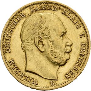 Preussen, Wilhelm I, 10 mark 1872 B