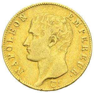 Napoleon I, 20 francs år 13 A (=1804/5).