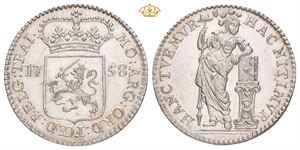 Utrecht, 1/4 gulden 1758