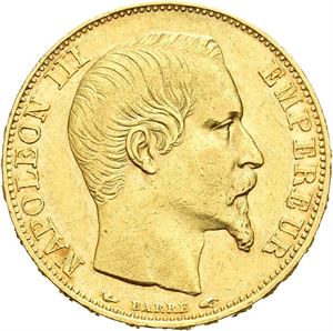 Napoleon III, 20 francs 1854 A
