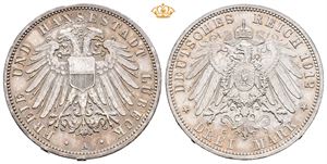 Lübeck, 3 mark 1912 A