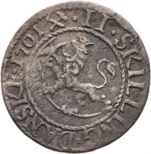 Norge, Frederik IV, 2 skilling 1701