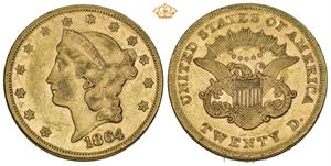 20 Dollars 1864