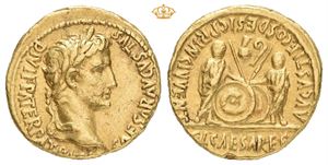 Augustus, 27 BC-AD 14. AV aureus (19,5 mm; 7,83 g)