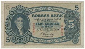 5 kroner 1928 K 8056211.