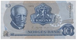 10 kroner 1972 QV
