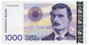 1000 kroner 2001. 1102288302.