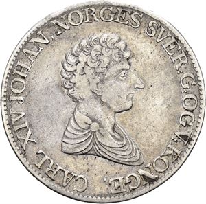 CARL XIV JOHAN 1818-1844, KONGSBERG. Speciedaler 1826