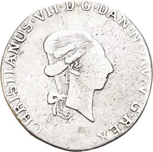 CHRISTIAN VII 1766-1808 1/3 speciedaler 1801. S.4