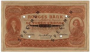 1000 kroner 1947. A0504501. R.