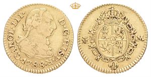 Carl III, 1/2 escudo 1788. Madrid. M