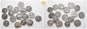 Lot of 17 Roman imperial AR denarii