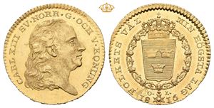 Dukat 1816. Stockholm. (3,49 g)