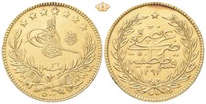 TURKEY. Ottoman Empire. Abdul Hamid (AD 1876-1909). 500 kurush (35,93 g)