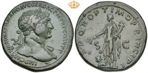 Æ Sestertius, AD 104-107