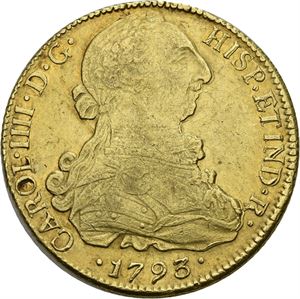 Carl IV, 8 escudos 1793