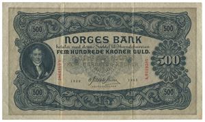 500 kroner 1942. A0419307