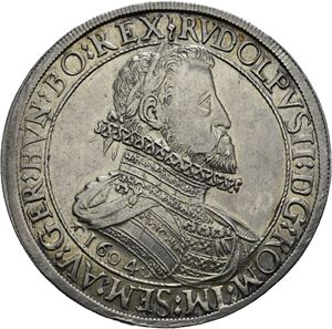 Rudolf II, 2 taler 1604, Hall