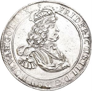 FREDERIK III 1648-1670 Speciedaler 1660. S.13