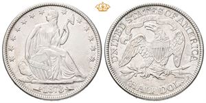 1/2 dollar 1873